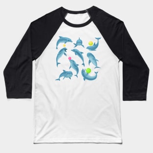 dolphin set playing Baseball T-Shirt